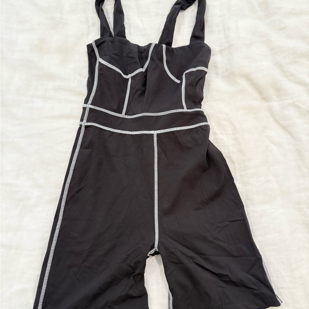 BUNDLE WeWoreWhat jumpsuit and biker short